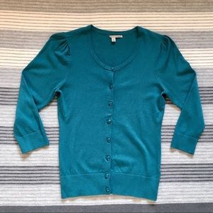 Halogen Teal Cardigan